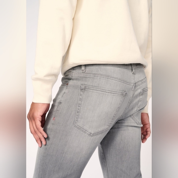 Warpt + Weft Gray HND Tokyo Skinny Jeans Size 34x30 - Picture 14 of 16